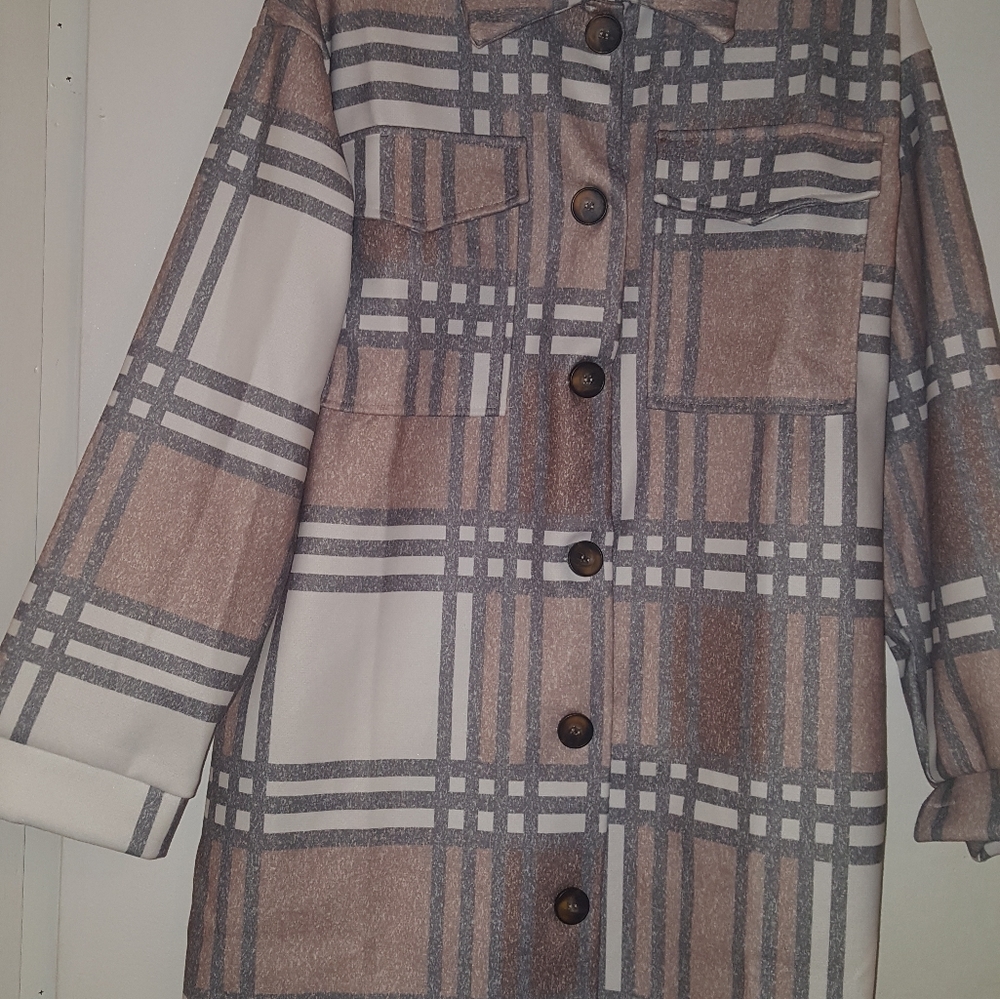 Plaid Shirt Jacket